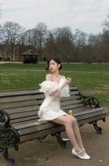 Magnolia Top - Áo trễ vai bèo nhún