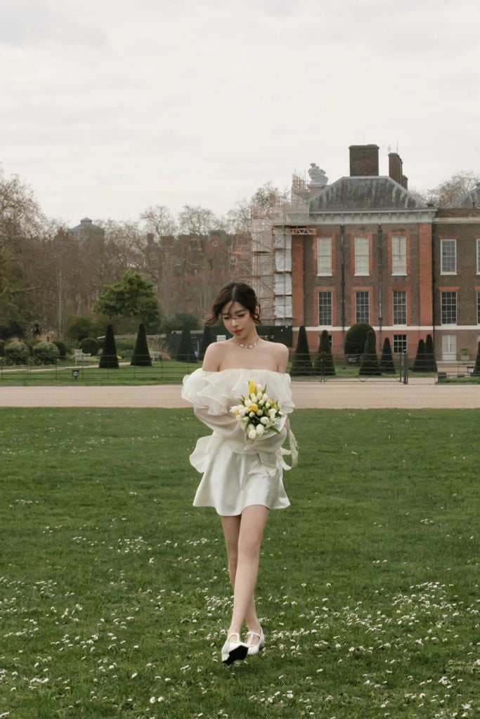 Magnolia Top - Áo trễ vai bèo nhún