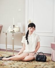 Mia Shirt - Áo croptop phối