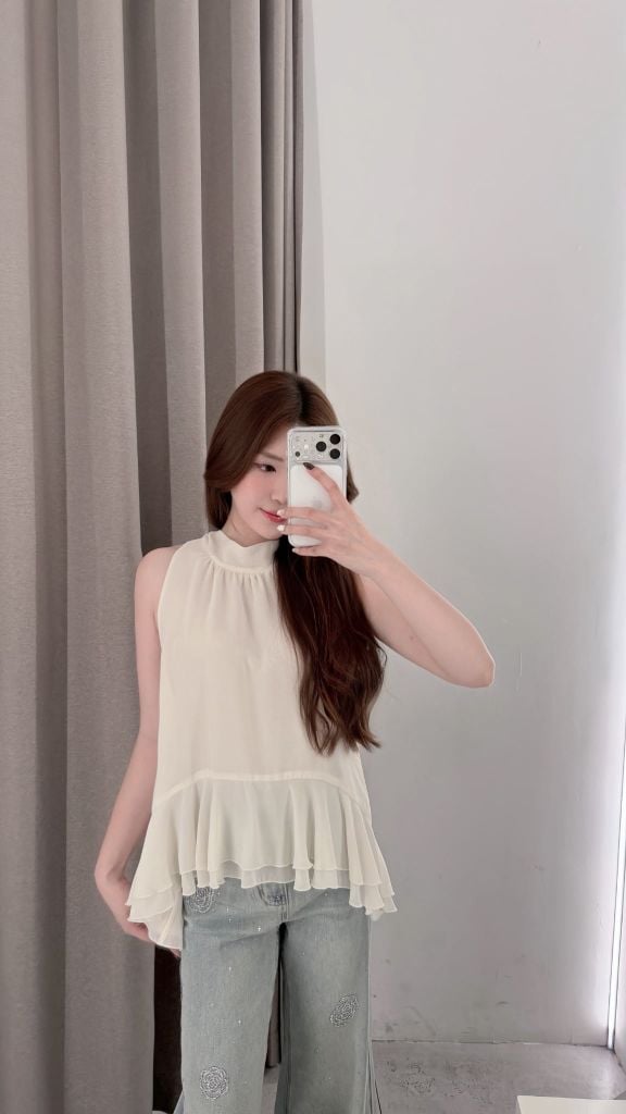 Mian Top - Áo yếm chiffon