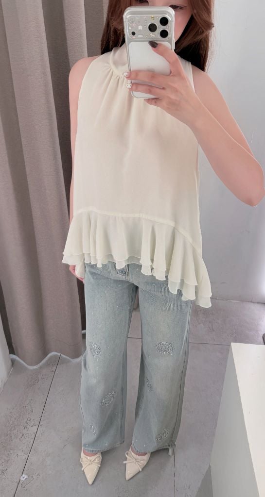 Mian Top - Áo yếm chiffon