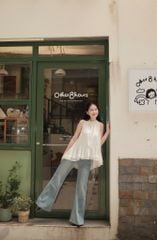 Glow Jeans - Quần jeans loe đính đá