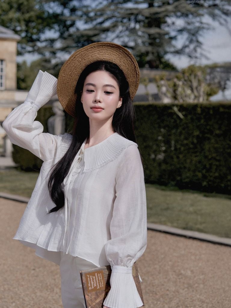 Mirae Shirt - Áo kiểu xếp ly