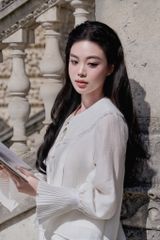 Mirae Shirt - Áo kiểu xếp ly