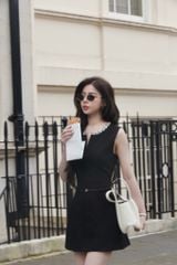 Monica Jumpsuit - Bộ đồ liền thân cổ đá
