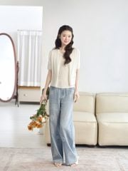 Nami Set - Set áo ba lỗ và cardigan viền sóng