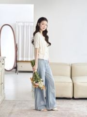 Nami Set - Set áo ba lỗ và cardigan viền sóng