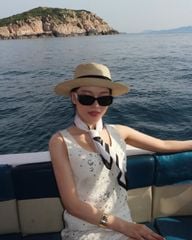 Ceri Dress - Váy đính kim sa phối voan