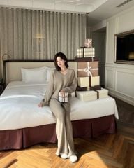 Noelle Jumper - Áo len cổ tim