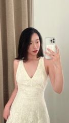 Ophelia Dress - Váy ren dáng dài 2 lớp