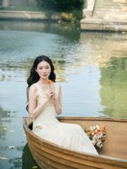 Ophelia Dress - Váy ren dáng dài 2 lớp