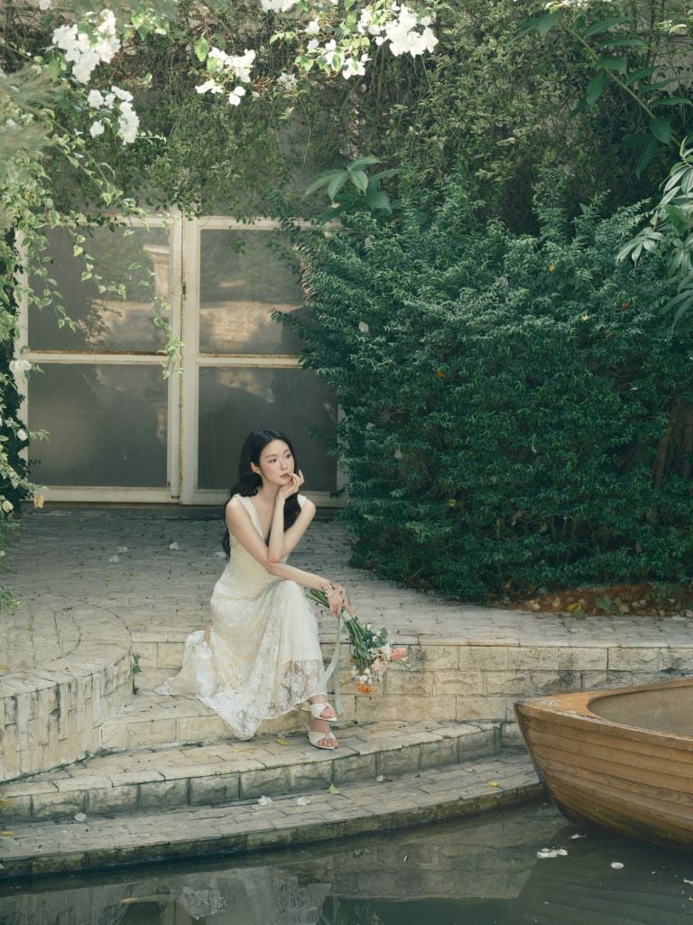 Ophelia Dress - Váy ren dáng dài 2 lớp