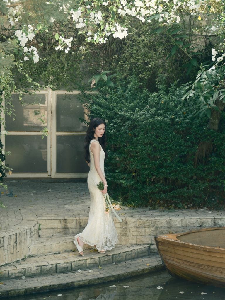 Ophelia Dress - Váy ren dáng dài 2 lớp