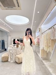 Ophelia Dress - Váy ren dáng dài 2 lớp