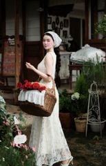 Ophelia Dress - Váy ren dáng dài 2 lớp