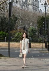 Lumie Skirt - Chân váy ngắn lụa bóng