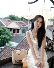 Ceri Dress - Váy đính kim sa phối voan