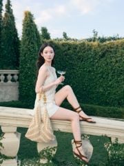Solena Cami - Áo 2 dây nhún phối ren