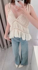 Glow Jeans - Quần jeans loe đính đá