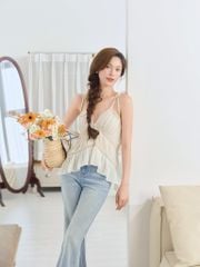 Glow Jeans - Quần jeans loe đính đá