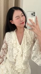 Sully Shirt - Áo ren bèo chun eo