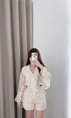 Sully Shirt - Áo ren bèo chun eo
