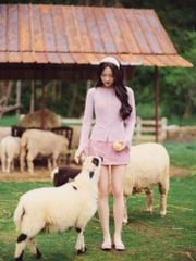 Siren Skirt - Chân váy ren kim sa