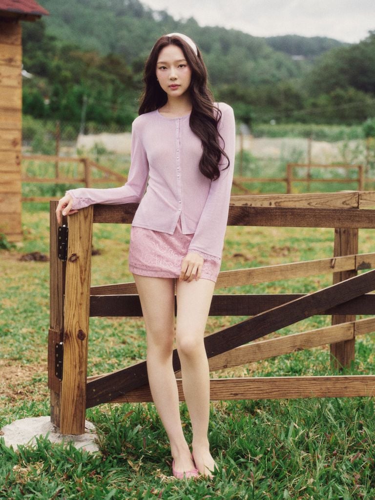 Siren Skirt - Chân váy ren kim sa