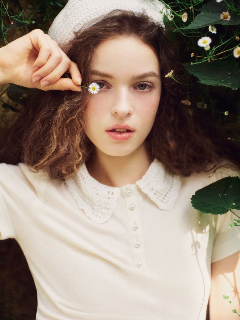 Amie Top - Áo polo cổ ren