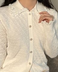 Velvet Top - Áo len cổ bèo