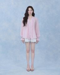 Nabi Shirt - Sơmi tơ tay hoa