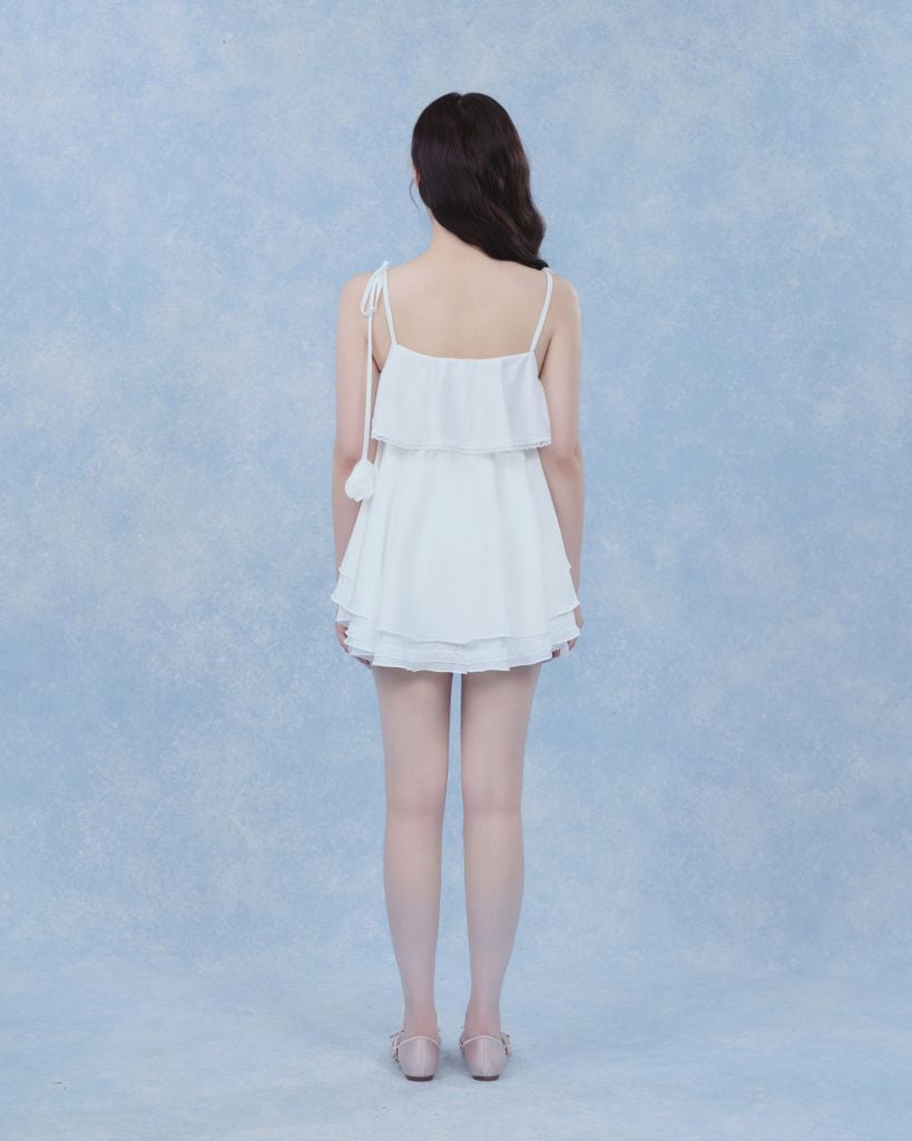 Mie Cami - Áo 2 dây tơ phối ren