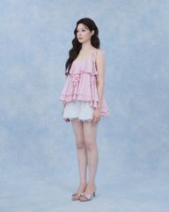 Mie Cami - Áo 2 dây tơ phối ren