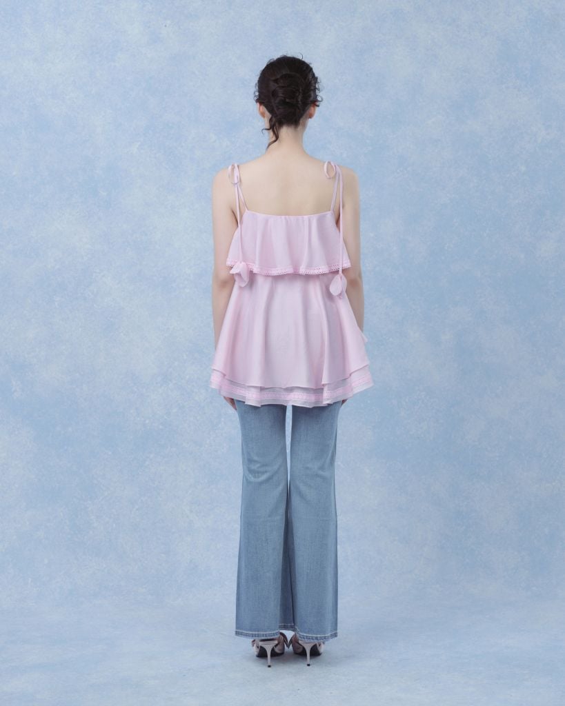 Mie Cami - Áo 2 dây tơ phối ren
