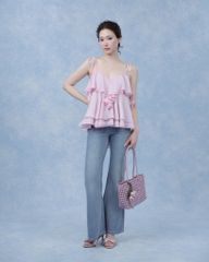 Mie Cami - Áo 2 dây tơ phối ren