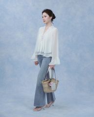 Glow Jeans - Quần jeans loe đính đá