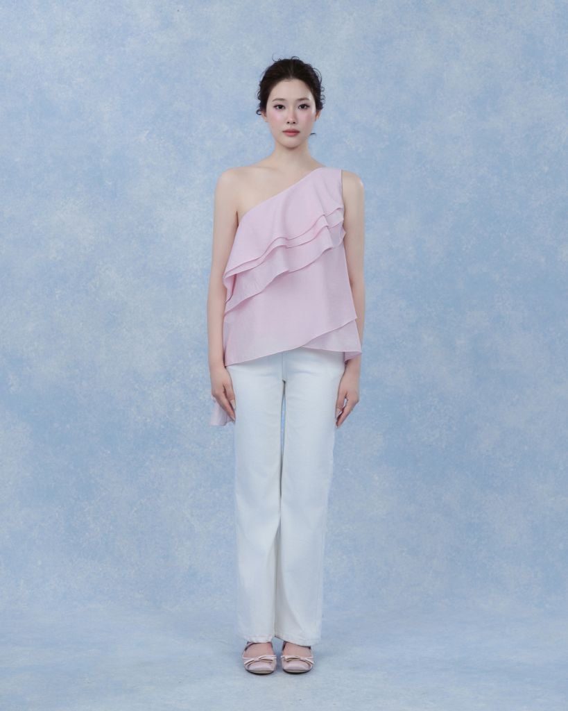 White Jeans - Quần jeans loe trắng