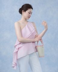 Cherry Top - Áo lệch vai bèo tầng