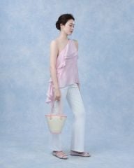 White Jeans - Quần jeans loe trắng
