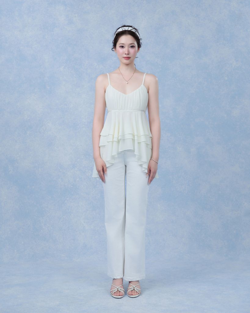 White Jeans - Quần jeans loe trắng