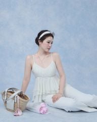 Kelly Cami - Áo 2 dây babydoll bèo tầng