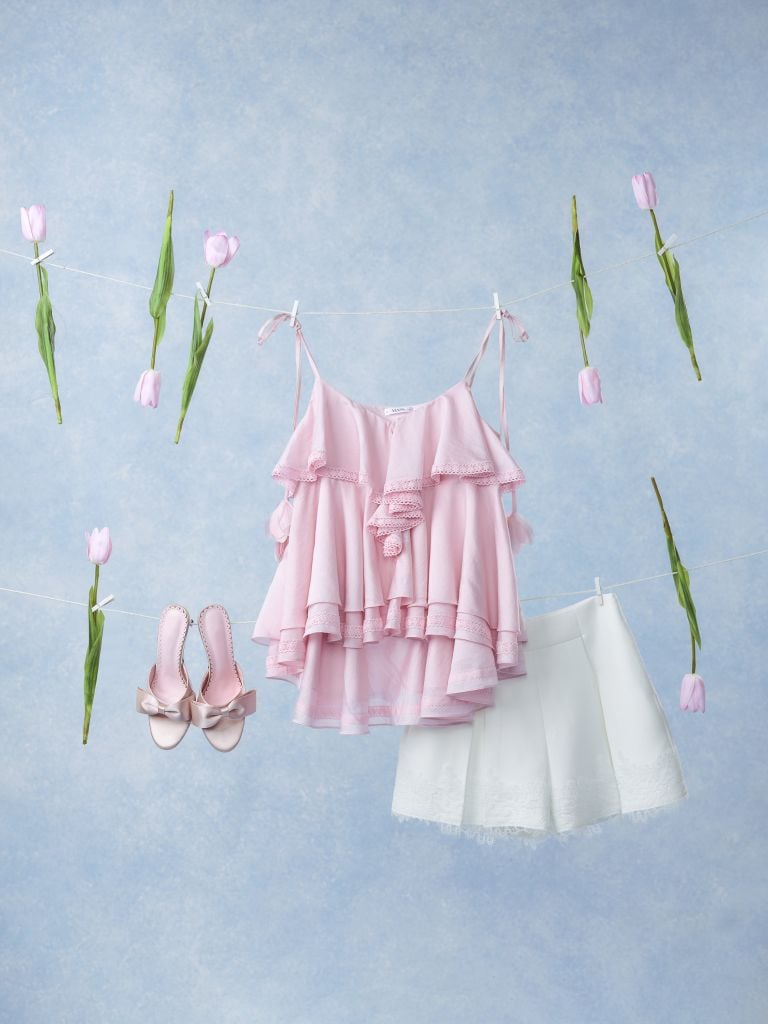 Mie Cami - Áo 2 dây tơ phối ren