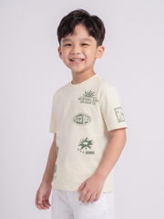 Áo Thun Trẻ Em Tay Ngắn Relax Palf Green Ex KTS 3512