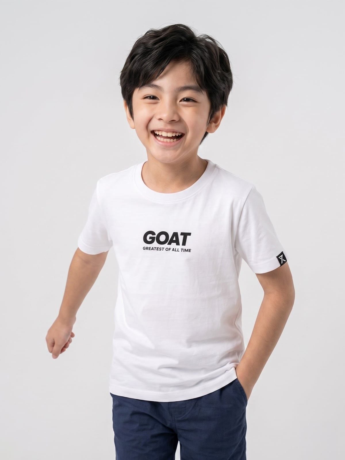  Áo Thun Trẻ Em Logo GOAT KTS 3556 