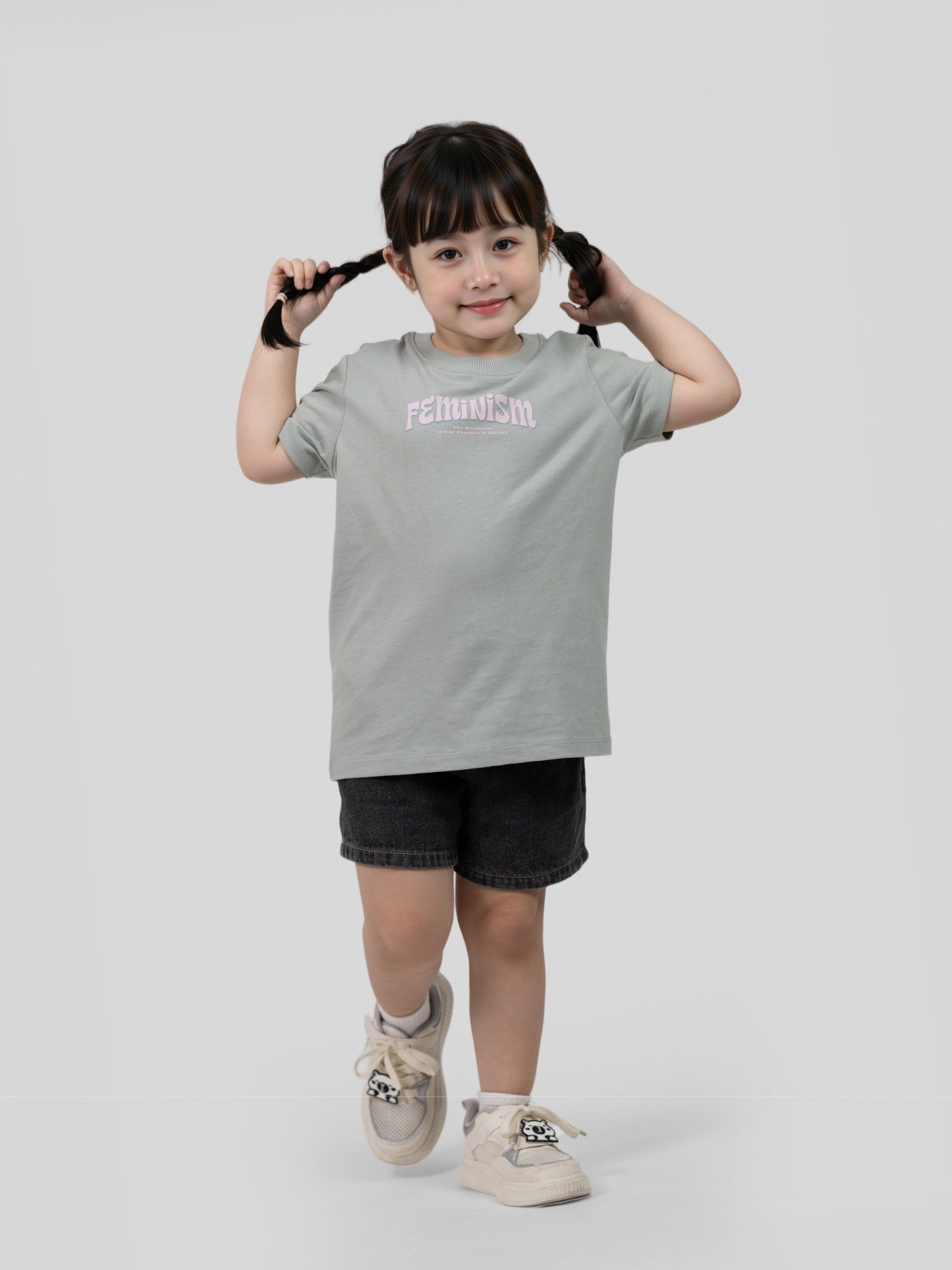  Áo Thun Trẻ Em Typo Graphic Feminism KTS 3425 