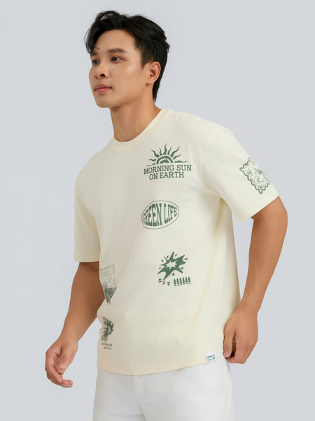  Áo Thun Nam Sorona Relax Green Ex MTS 1512 