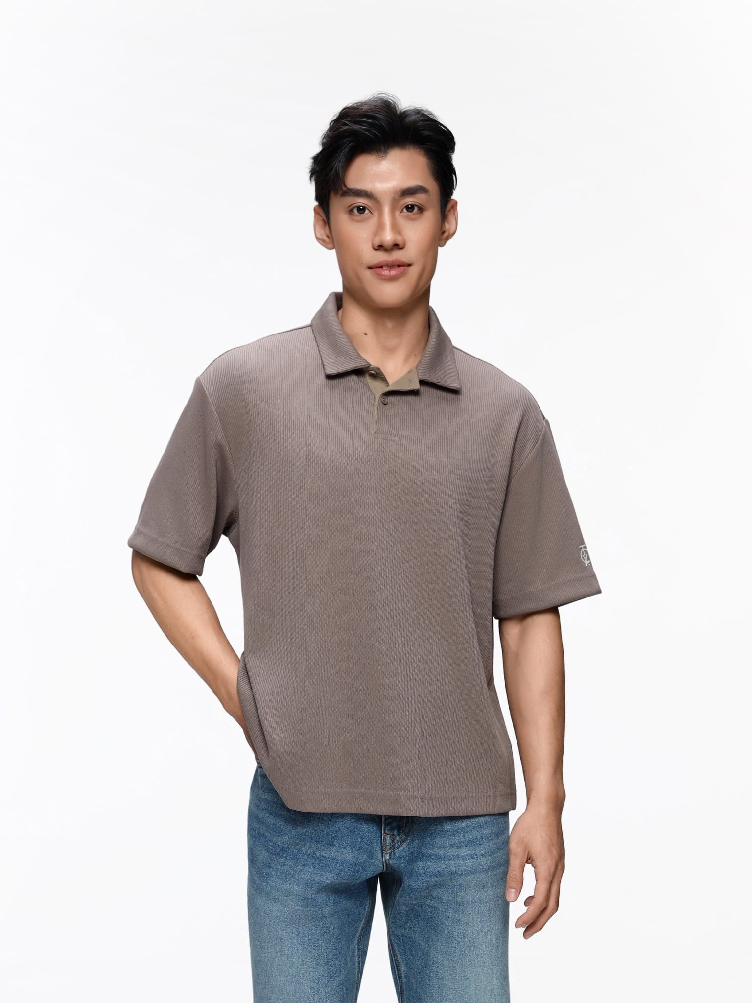  Áo Polo Nam Dệt Kim Relax Boxy MPO 1080 