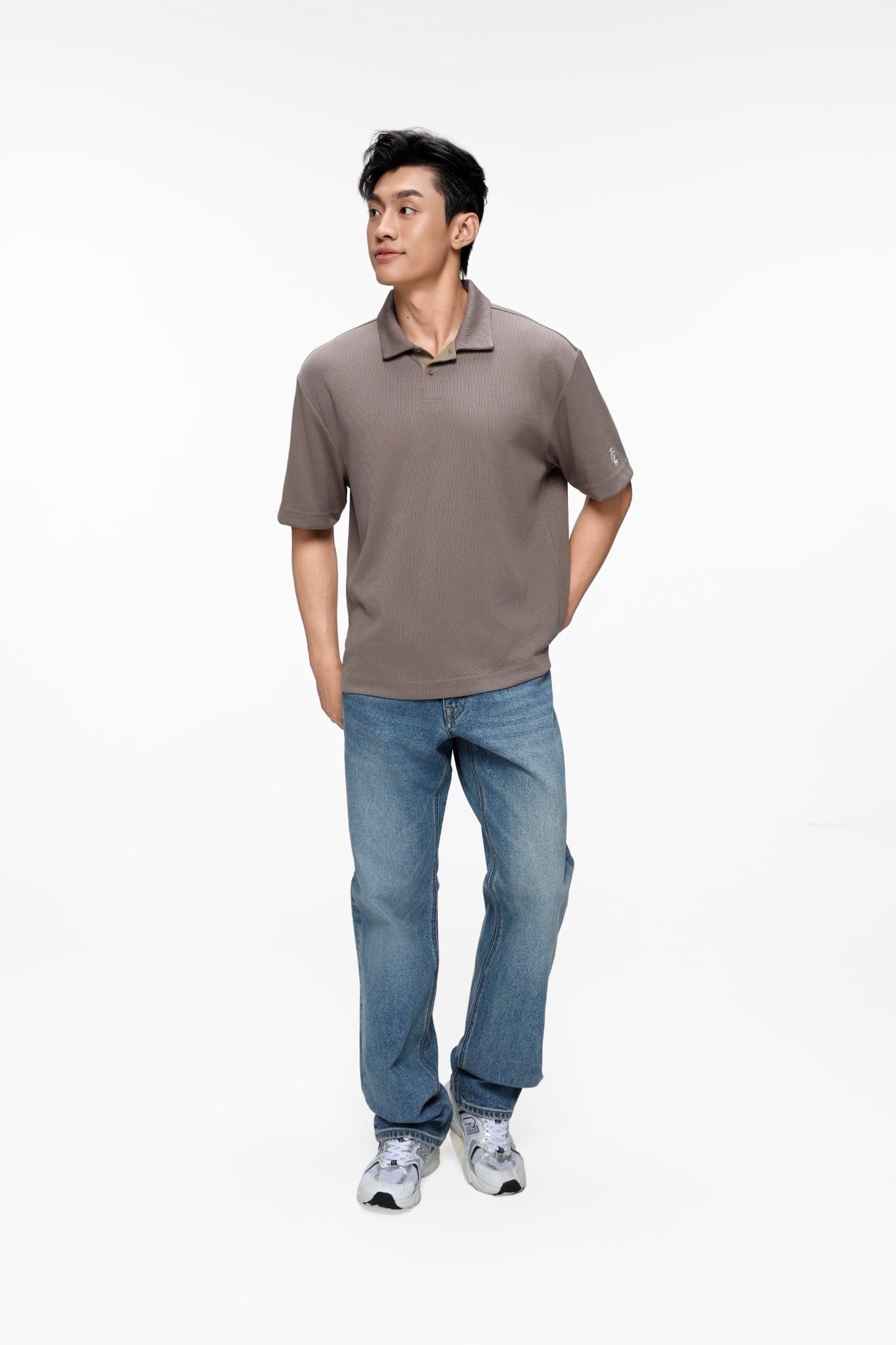  Áo Polo Nam Dệt Kim Relax Boxy MPO 1080 