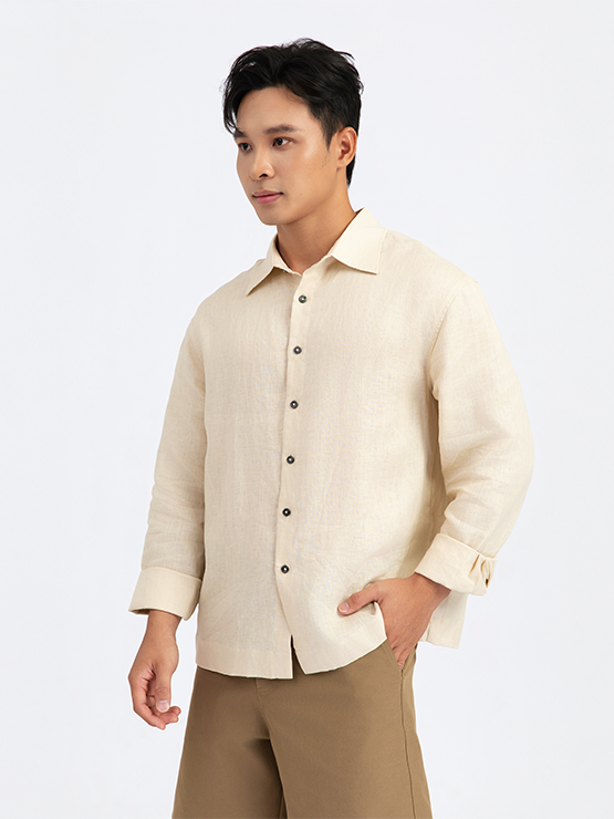  Áo Sơ Mi Nam Relax Linen SS26 MSH 1035 