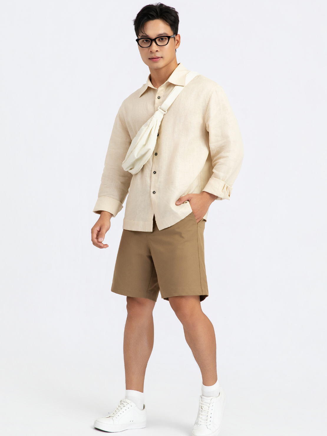  Áo Sơ Mi Nam Relax Linen SS26 MSH 1035 